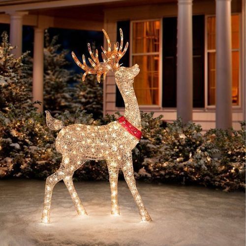 christmas lawn decor sale Outdoor Reindeer Christmas Decorations Yard 2023 Best Ultimate Most