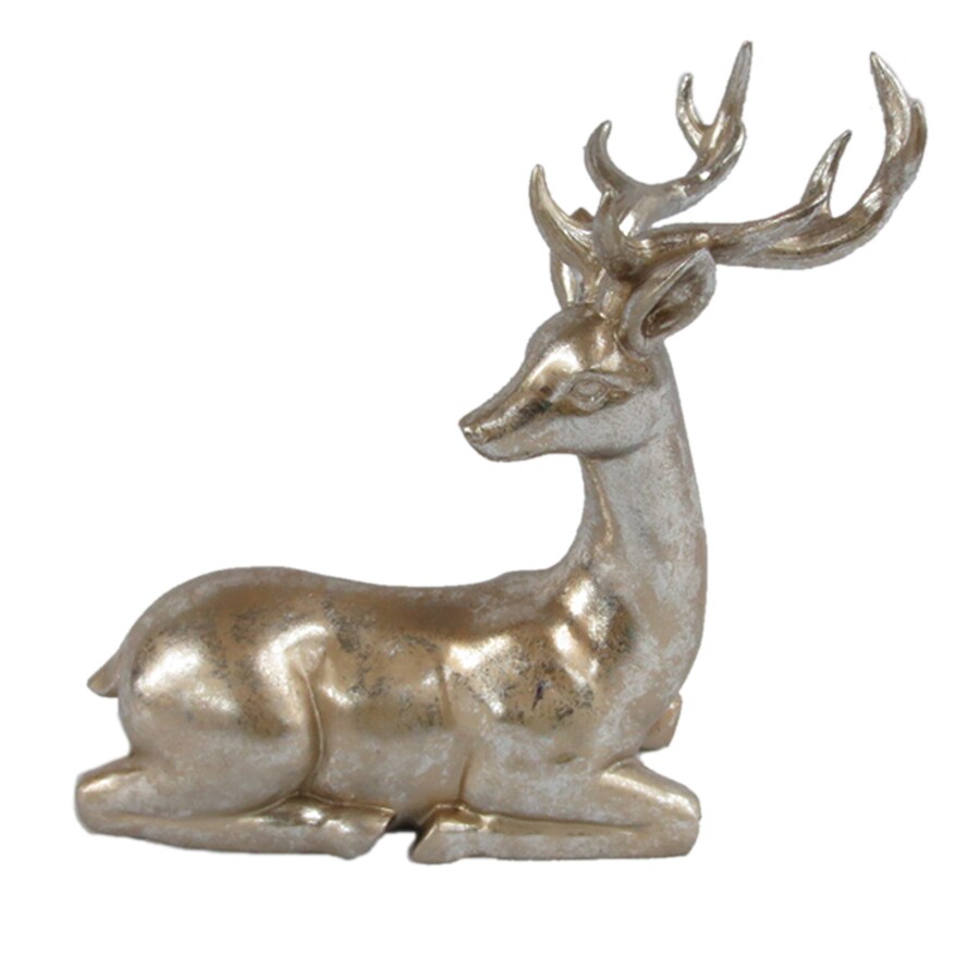 christmas reindeer decor indoor Holiday Living Reindeer Indoor Christmas Decoration at