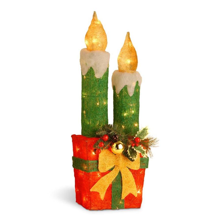 lowes christmas outdoor decor Candle Outdoor Christmas Decorations at