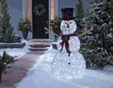 canadian tire christmas decorations indoor CANVAS LED Canadiana Snowman, 5ft Canadian Tire