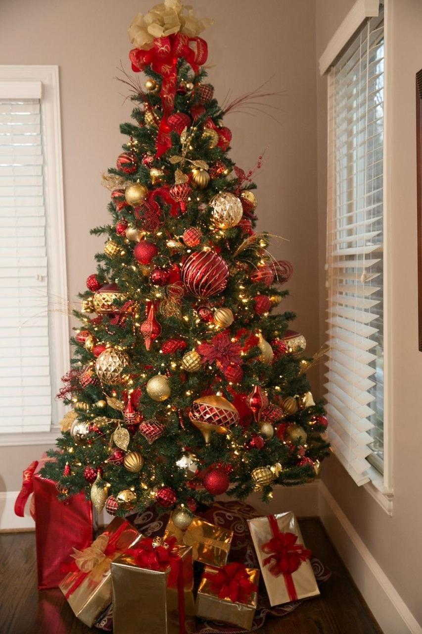 christmas tree decor red and gold 10+ Christmas Trees Red And Gold