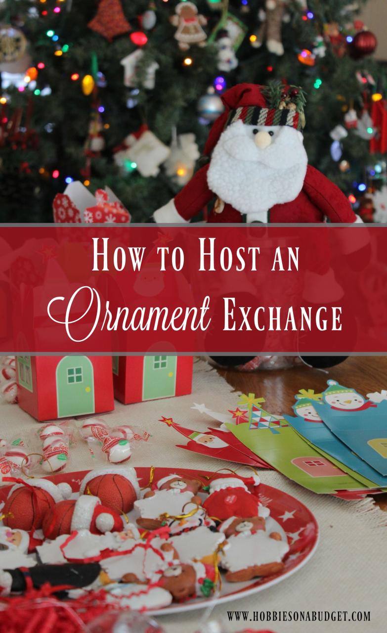 christmas ornament exchange ideas How to Host an Ornament Exchange Hobbies on a Budget Exchange