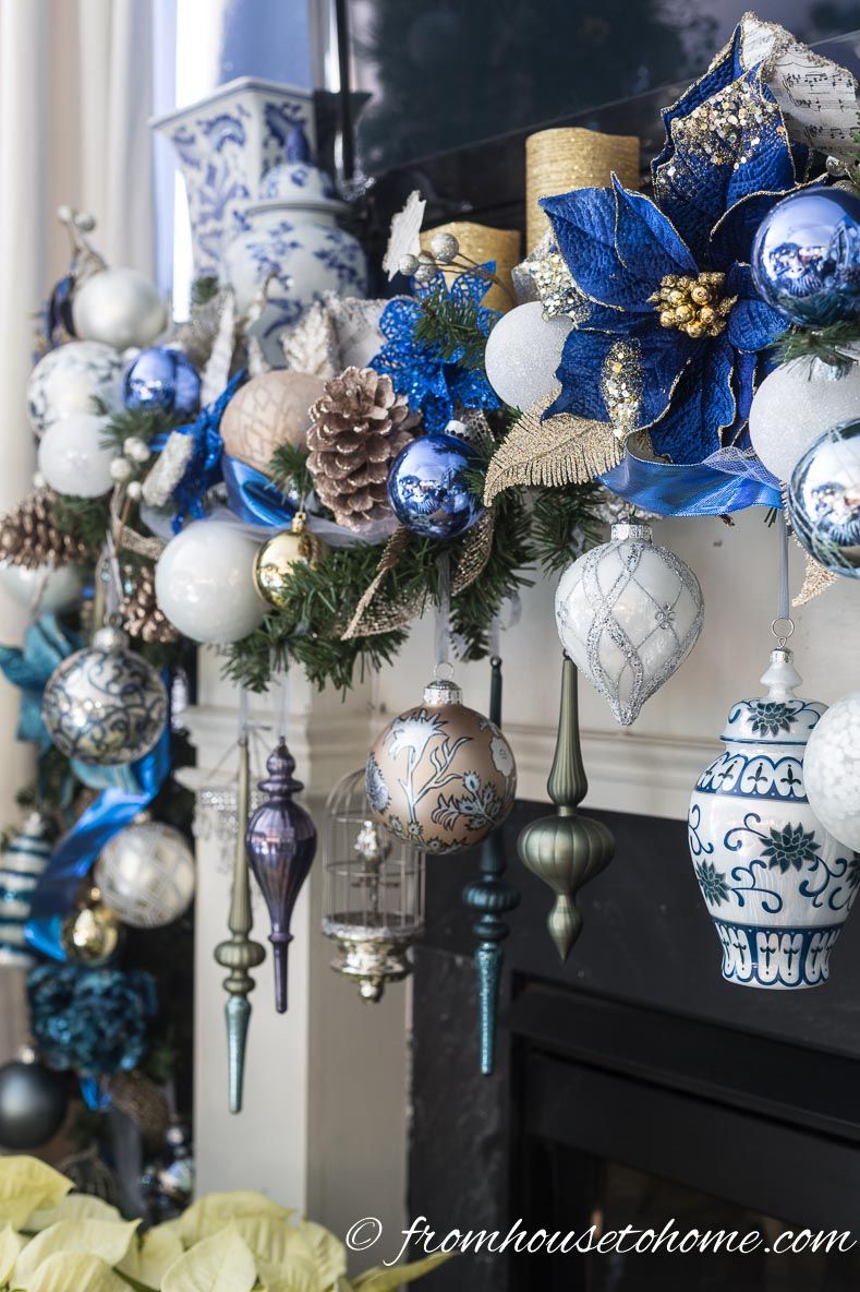 blue and white christmas decor Blue And White Christmas The Urban Decor