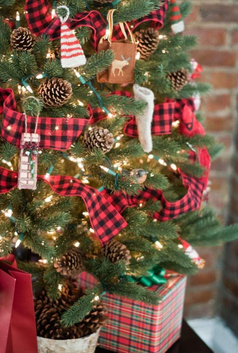 black and red plaid christmas decor 20+ Red Plaid Christmas Decor