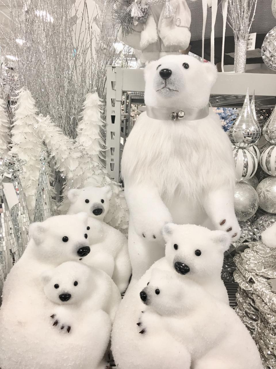 polar bear decor for christmas Outdoor Polar Bear Christmas Decorations