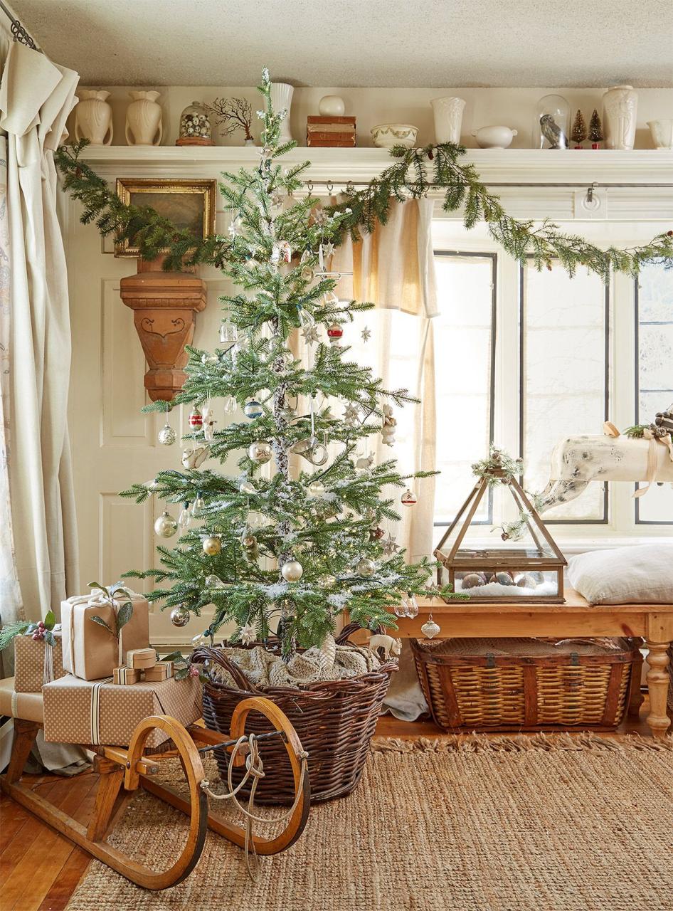 rustic farmhouse christmas decor 23 Farmhouse Christmas Decor Ideas to Make Your Space More Festive Farmhouse christmas decor