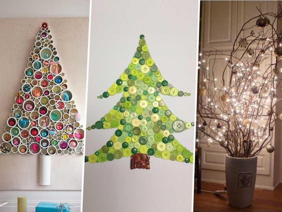 diy recycled christmas decor IN PHOTOS DIY Christmas tree design ideas using recycled materials