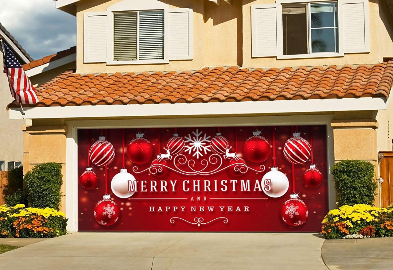 christmas decor garage door Christmas Garage Door Decorations to Make, Create and Enjoy!