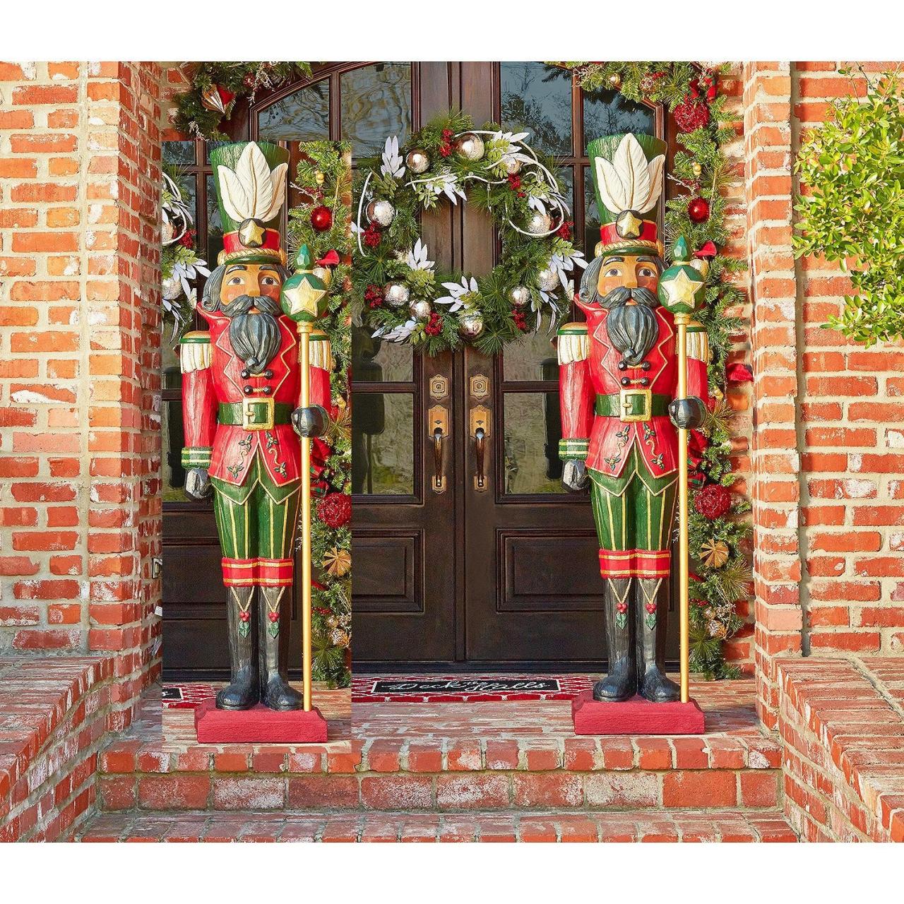 christmas decorations outdoor nutcracker Large Outdoor Nutcracker Decoration Life Size Nutcracker Decorations