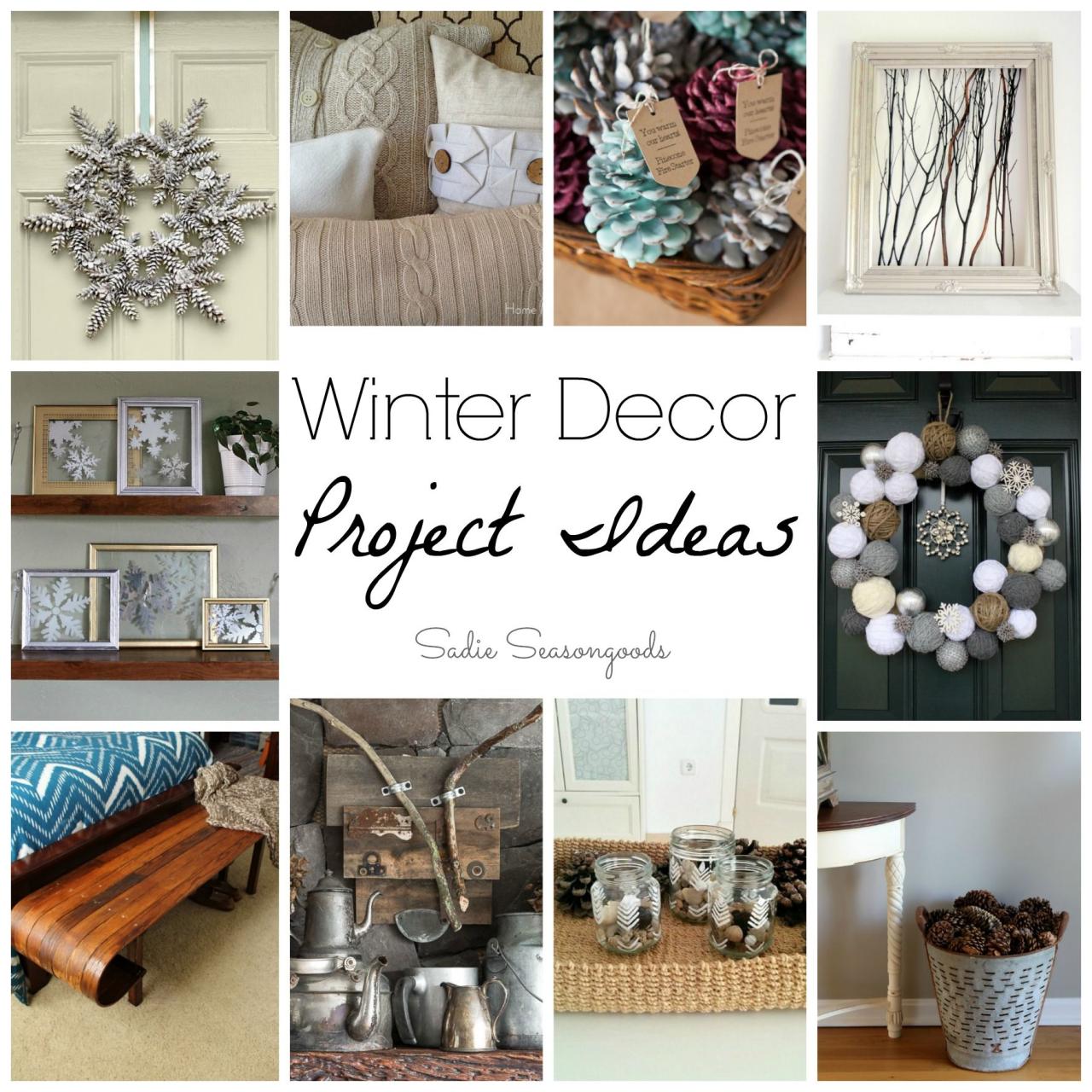 winter not christmas decor 30+ Upcycling Ideas for NonChristmas Winter Decorations Winter decor