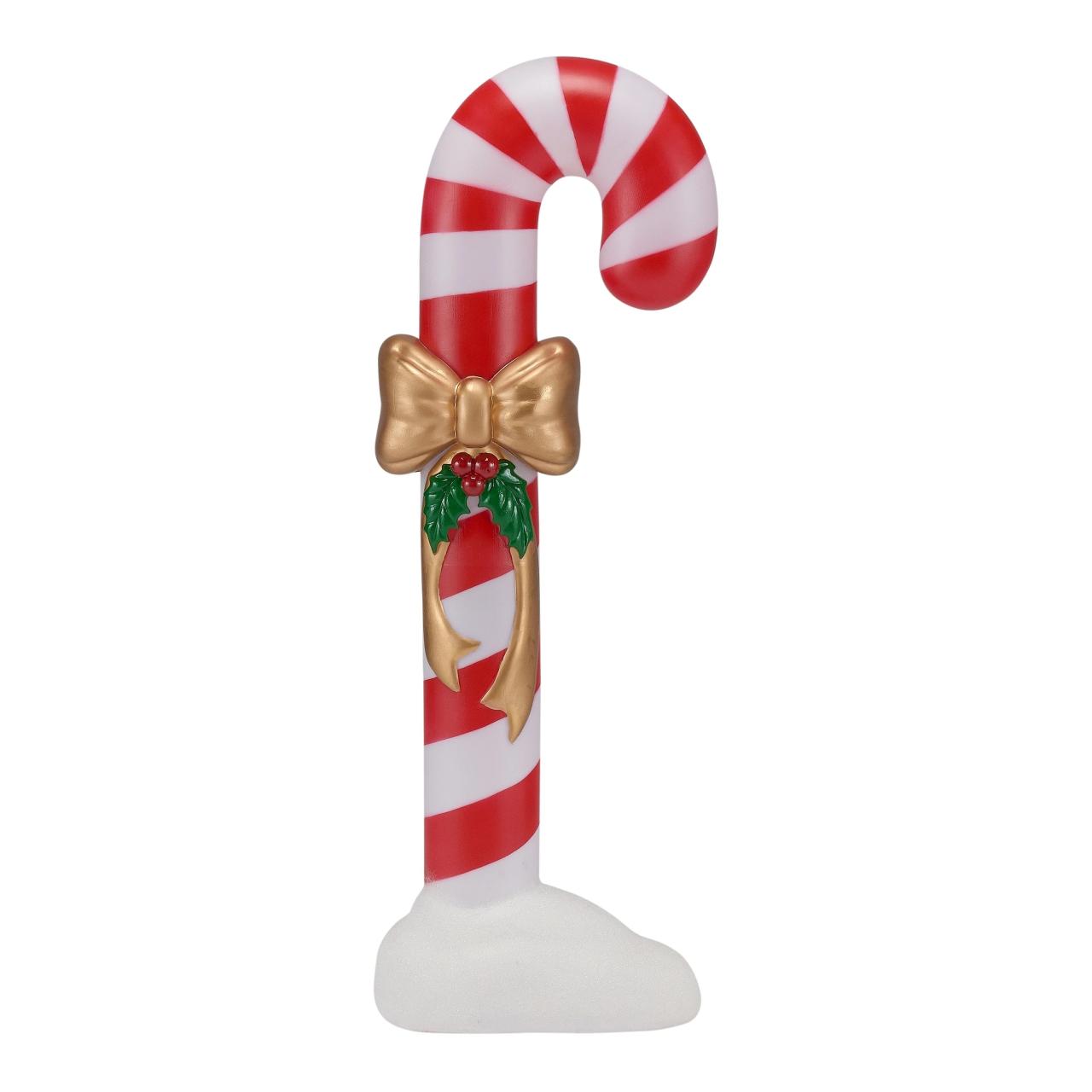 christmas decor at walmart Holiday Time LightUp Candy Cane Outdoor Christmas Decor, 42"