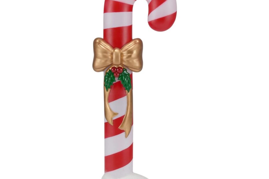 christmas decorations outdoor walmart Holiday Time LightUp Candy Cane Outdoor Christmas Decor, 42"