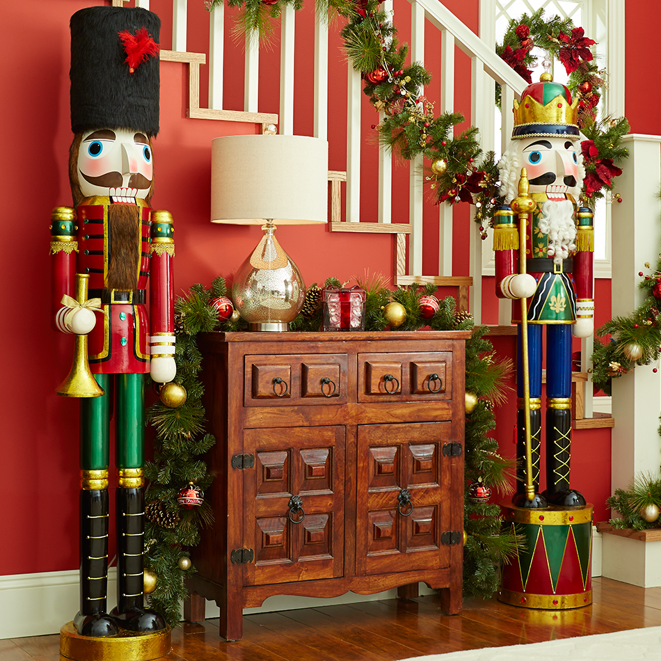 nutcracker themed christmas decor 6' King Nutcracker Christmas decorations, Nutcracker christmas, Christmas visitors