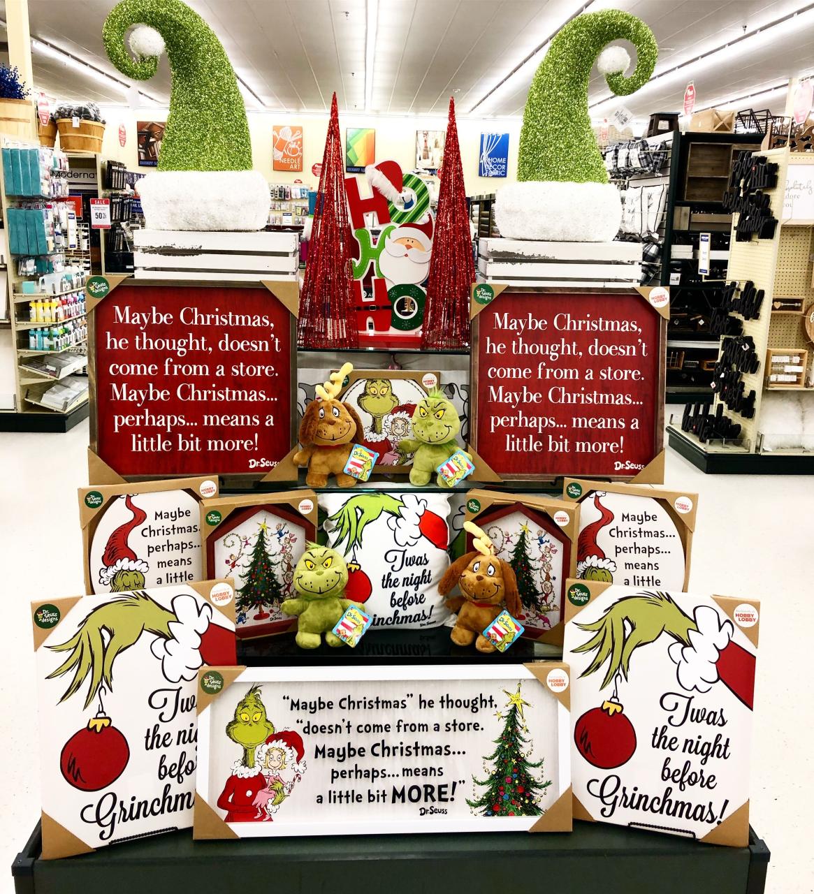 hobby lobby grinch christmas decor Grinch Christmas Decor Hobby Lobby HMDCRTN