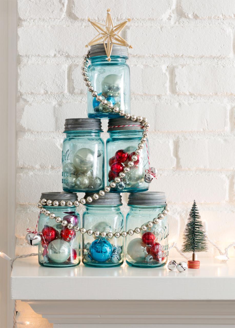 christmas decor glass jar 35+ Magical Ways To Use Mason Jars This Christmas Architecture & Design