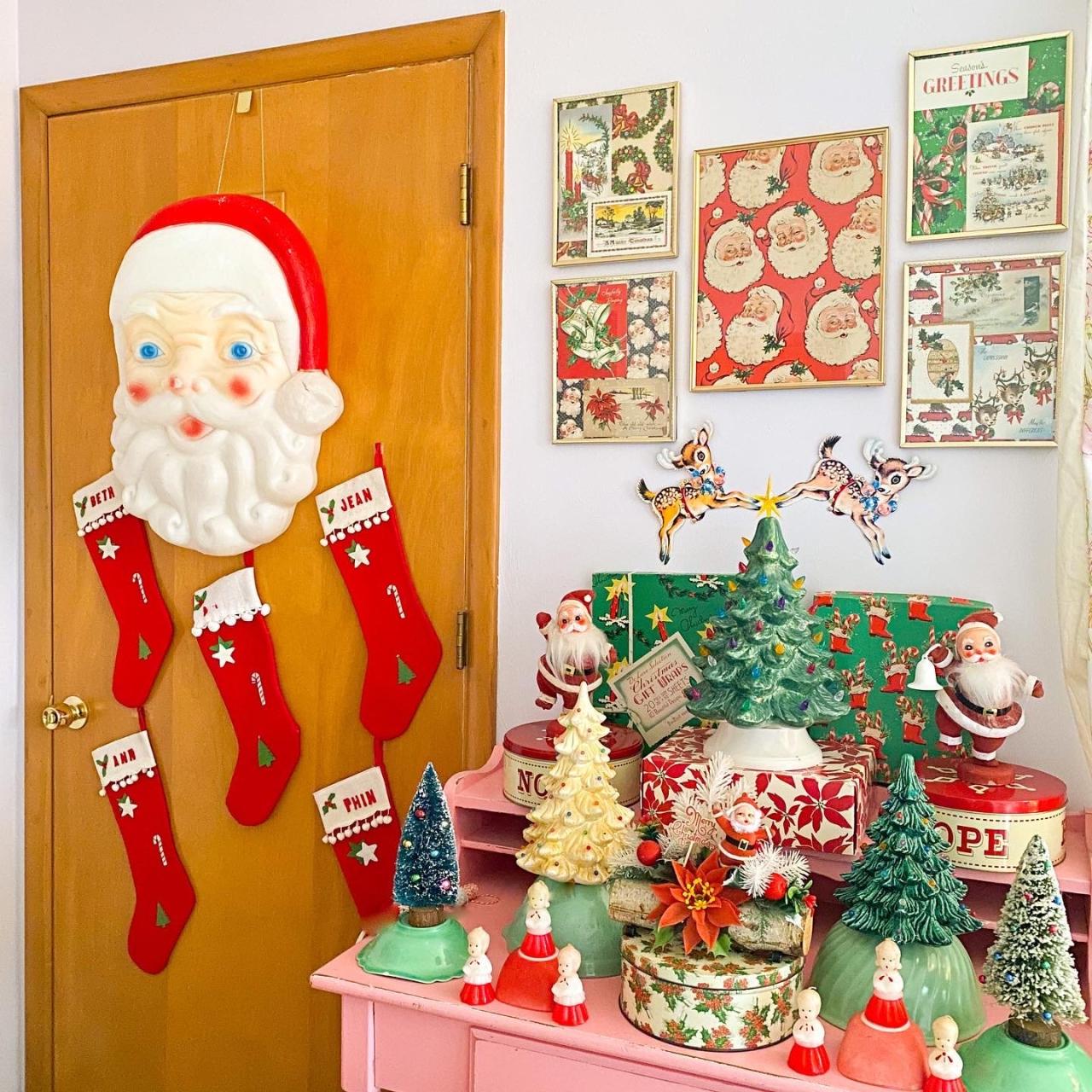 old fashioned christmas decor What Vintage Christmas Decorations are Worth Money? — Emily Retro Vintage and DIY Home Design