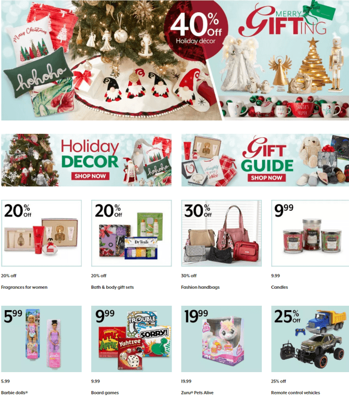 bealls christmas decor sale Bealls Holiday Gifting Ads & Sales