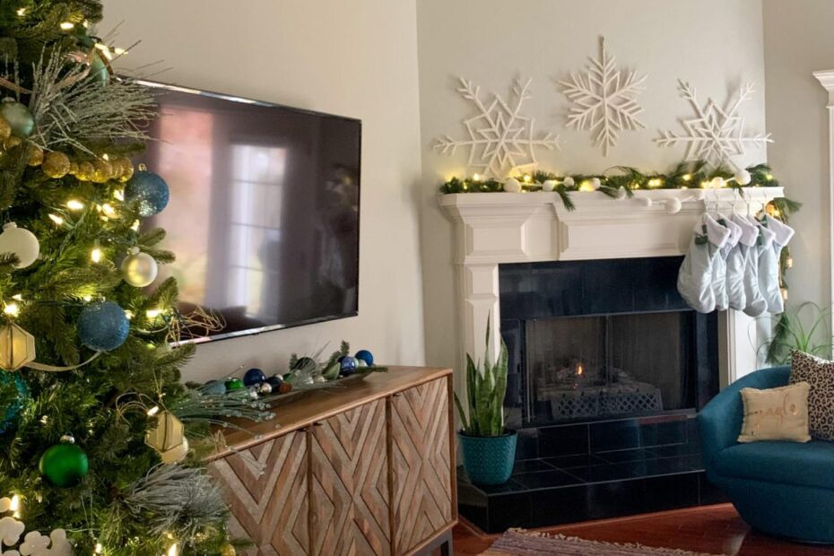 blue christmas decorations indoor Blue Christmas Decorations Ideas to Incorporate This Year