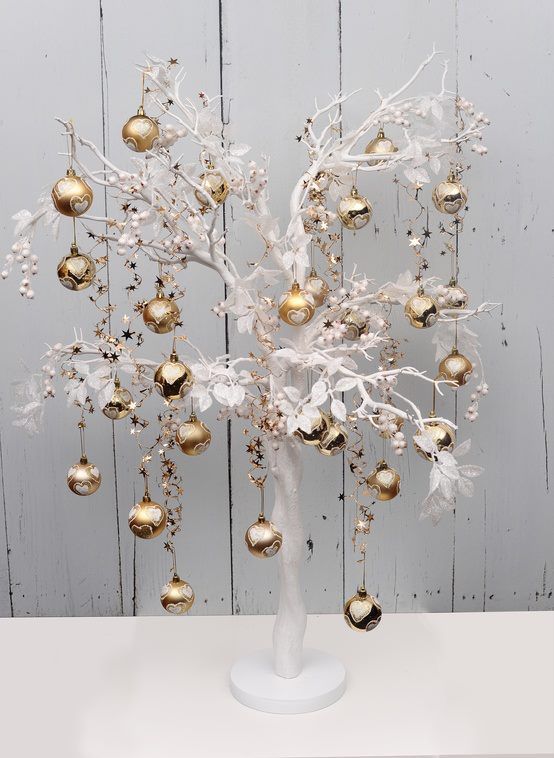 christmas tree decor branches Instead of a Christmas tree this year we adorn a charming tree of