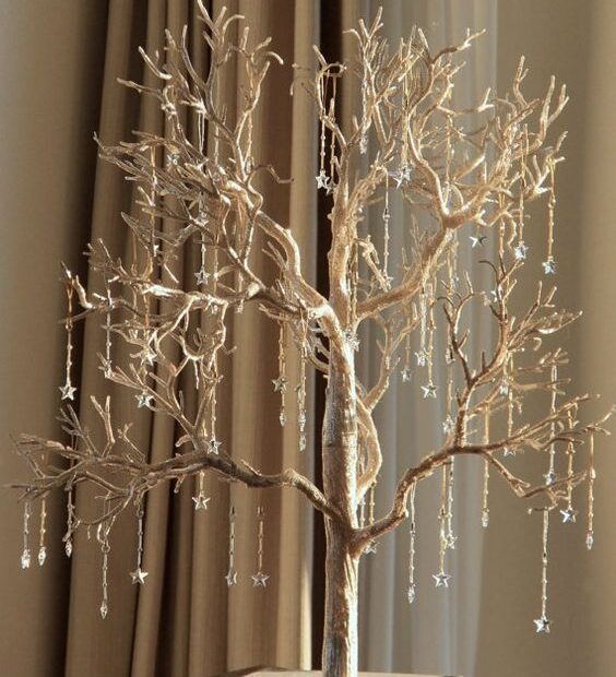 christmas tree decor branches Instead of a Christmas tree this year we adorn a charming tree of