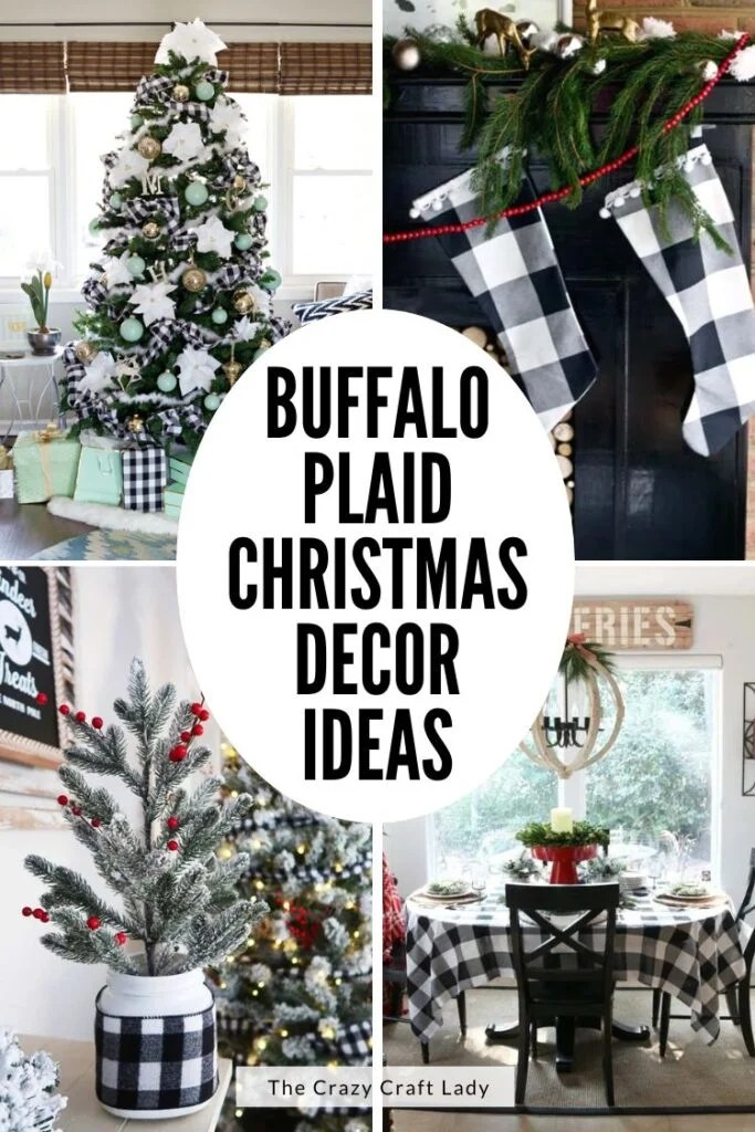 buffalo plaid christmas decor Buffalo Plaid Christmas Decor and DIYs to Cozy Your Home this Holiday