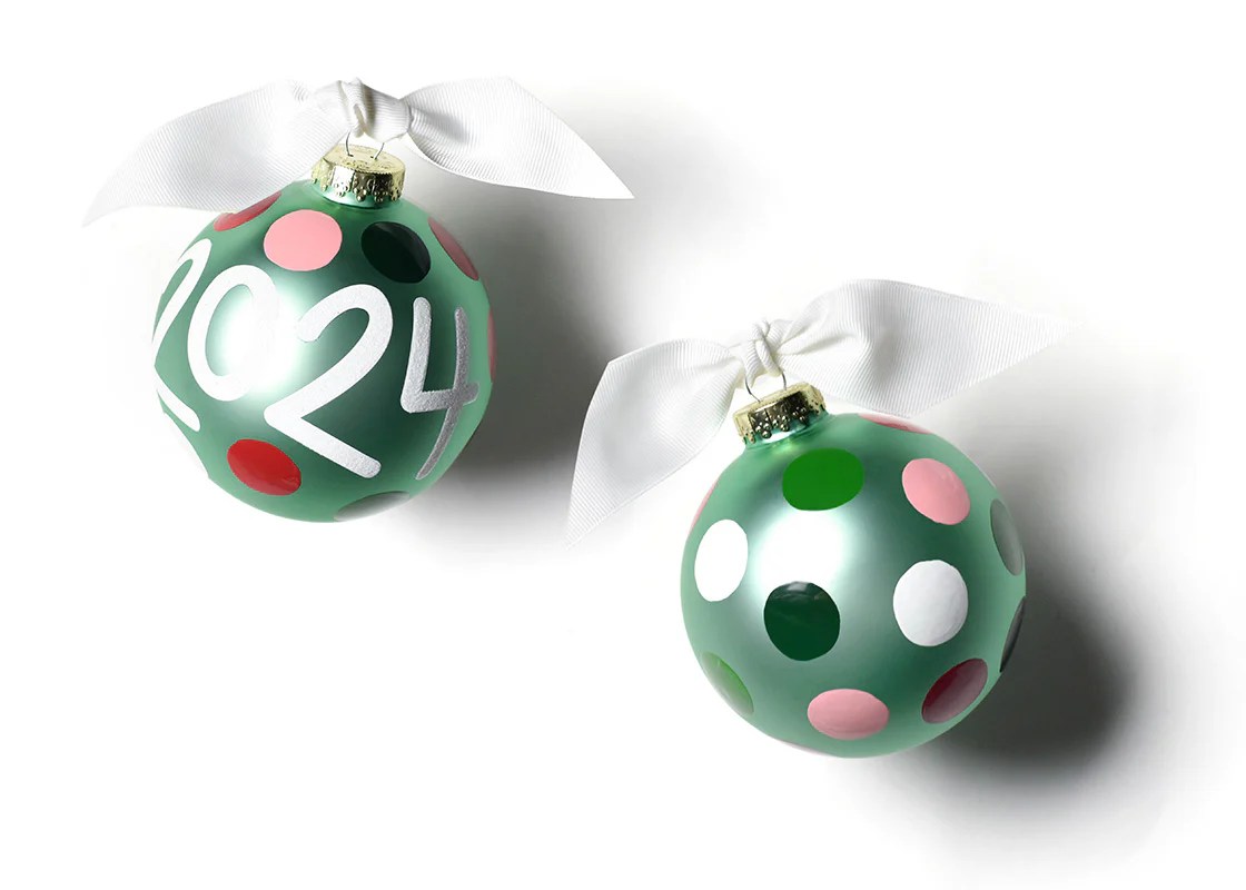 christmas ornament ideas 2024 2024 Glass Ornament Personalized Ornament Coton Colors