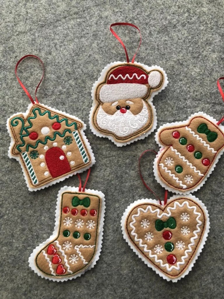 christmas ornaments baking theme Christmas Cookie Ornaments The Best Christmas Ornaments at Etsy