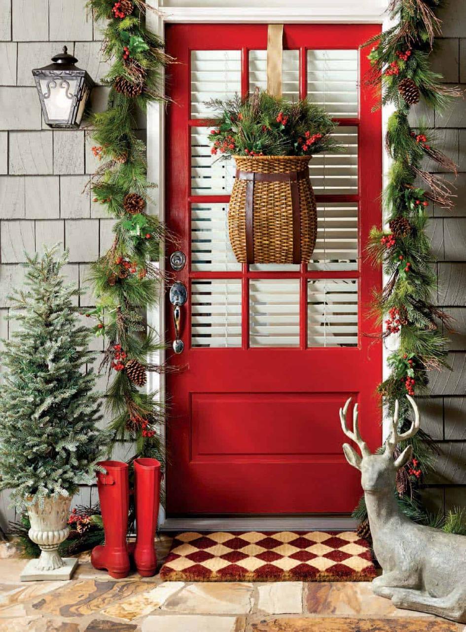 christmas decor ideas rustic 40+ Fabulous RusticCountry Christmas Decorating Ideas