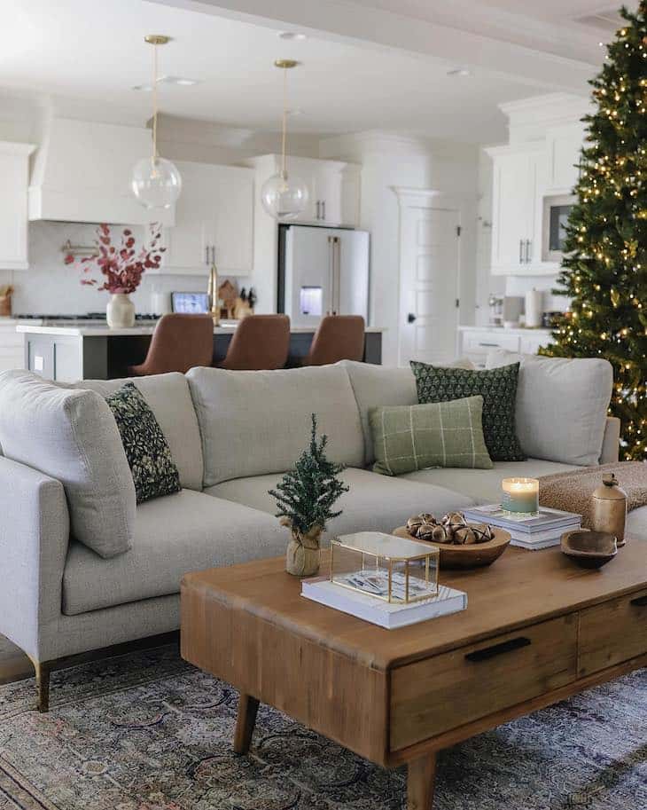 coffee table christmas decor ideas 13 MustTry Christmas Coffee Table Decor Ideas Farmhousehub