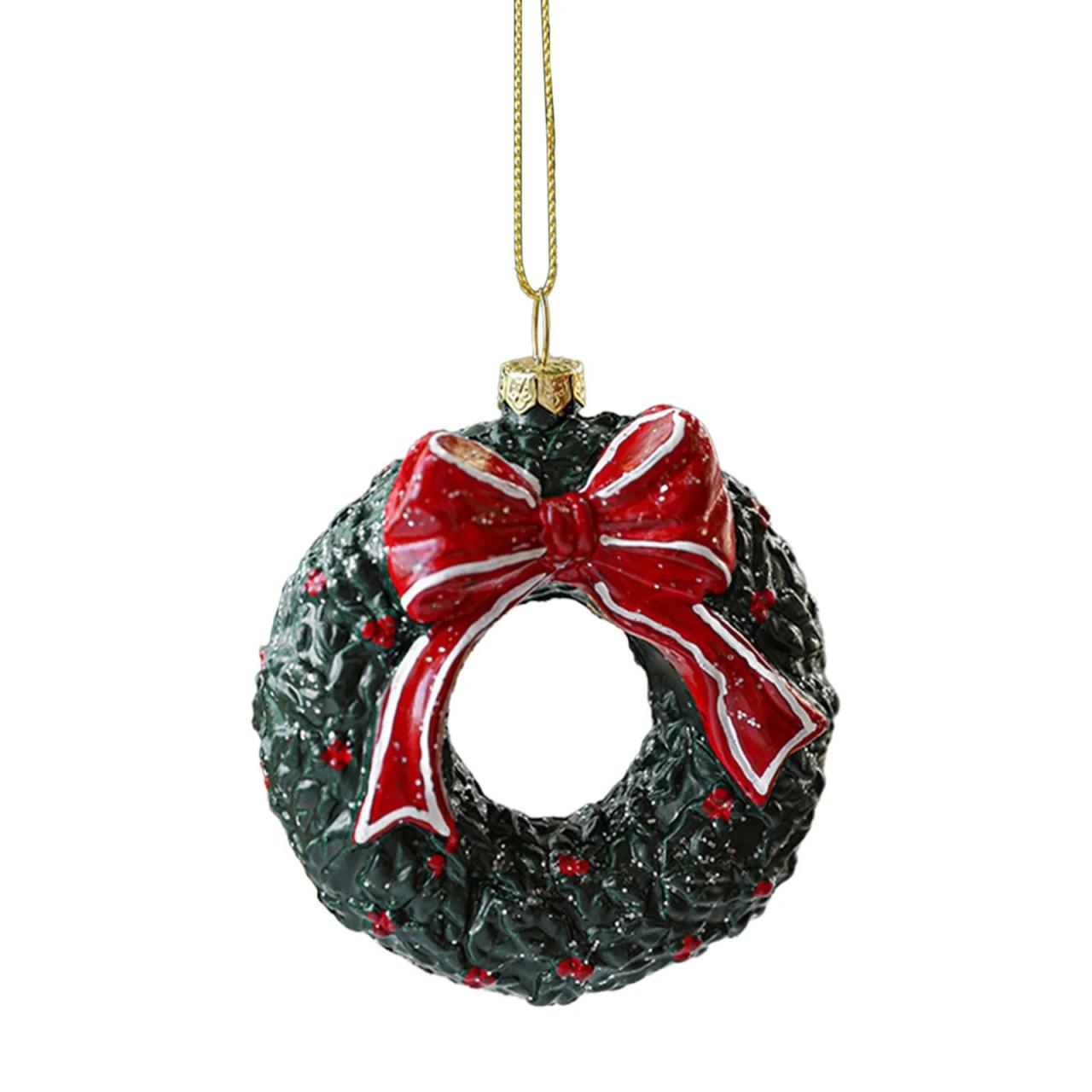 christmas tree door decor Clearance！ Christmas Garland，Christmas Tree Ornaments Christmas Tree Hanging Decorations