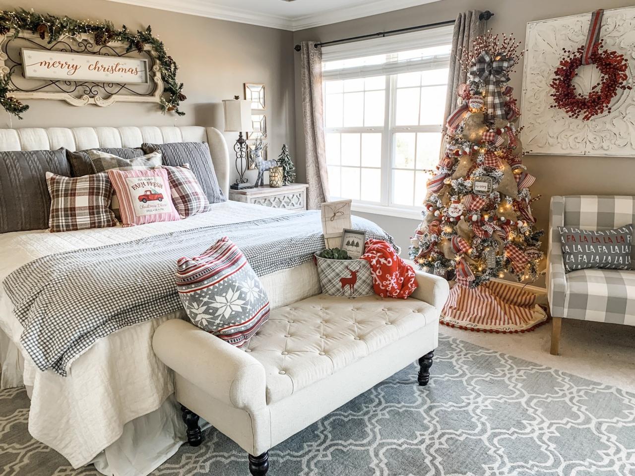 christmas decor ideas in room Christmas Ideas Bedroom 2023 Cool Top Popular Famous Christmas