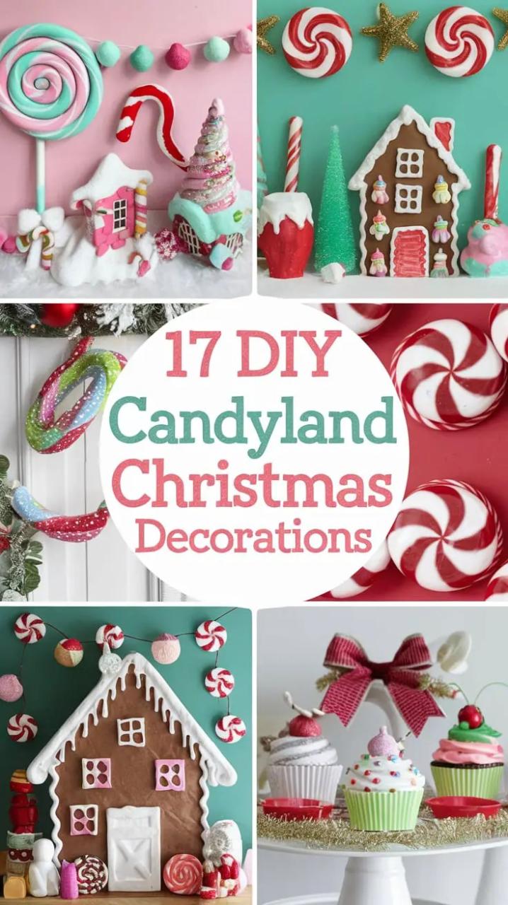 candy land christmas decor 17 DIY Candyland Christmas Decorations That Will Make Your Holiday Dreams Come True! Home Deco