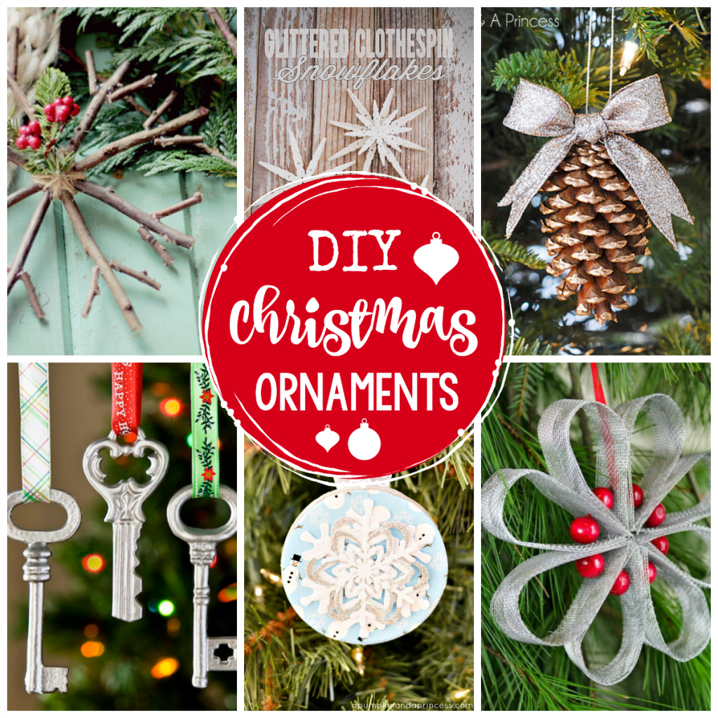 christmas ornament gift ideas 25 DIY Christmas Ornaments to Make This Year Crazy Little Projects