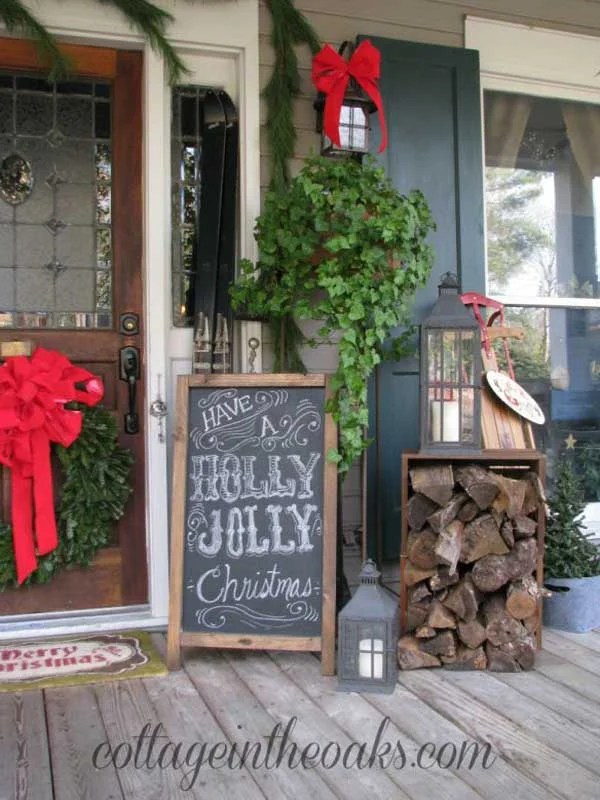 diy front porch christmas decor Cool Decorating Ideas For Christmas Front Porch The Xerxes