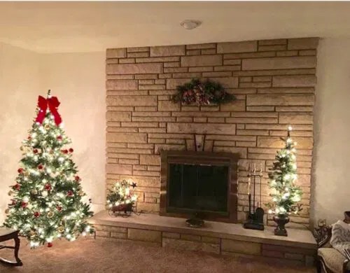 christmas living room decor without fireplace How To Decorate For Christmas With Merry And Bright