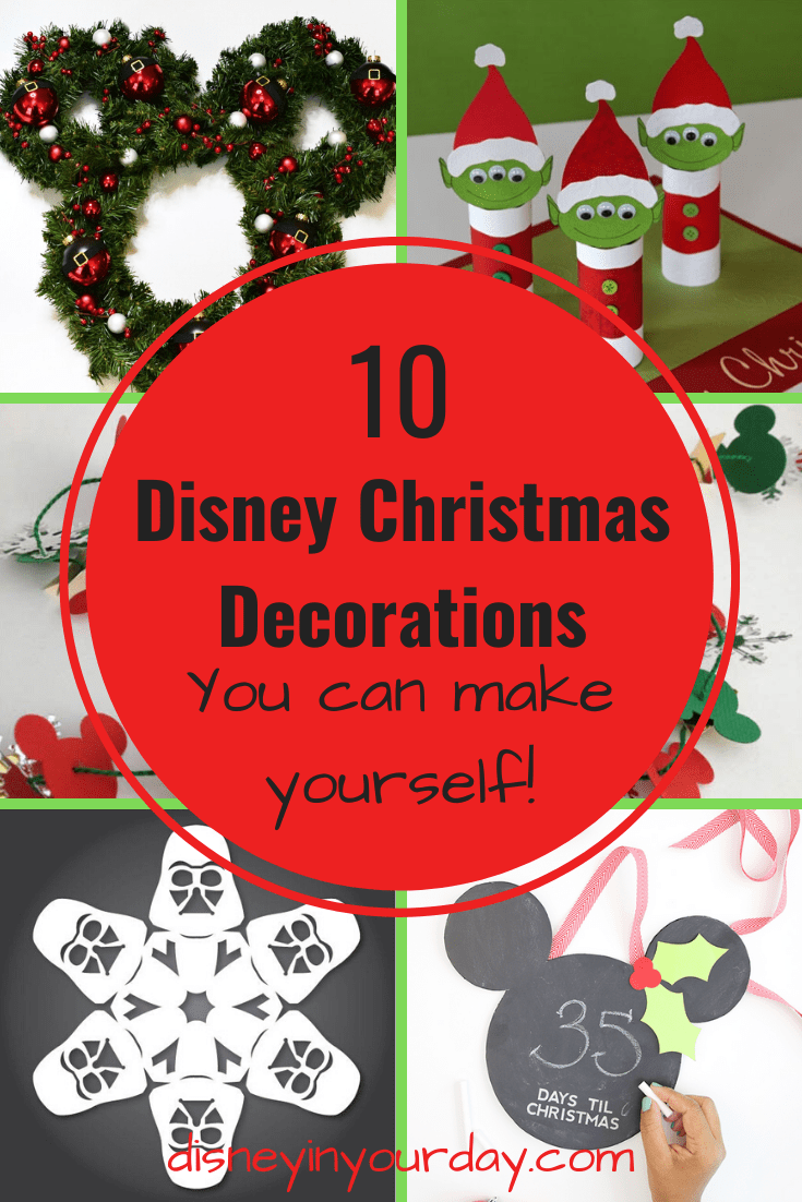 disney christmas home decor 10 Disney Christmas decorations to make Disney in your Day