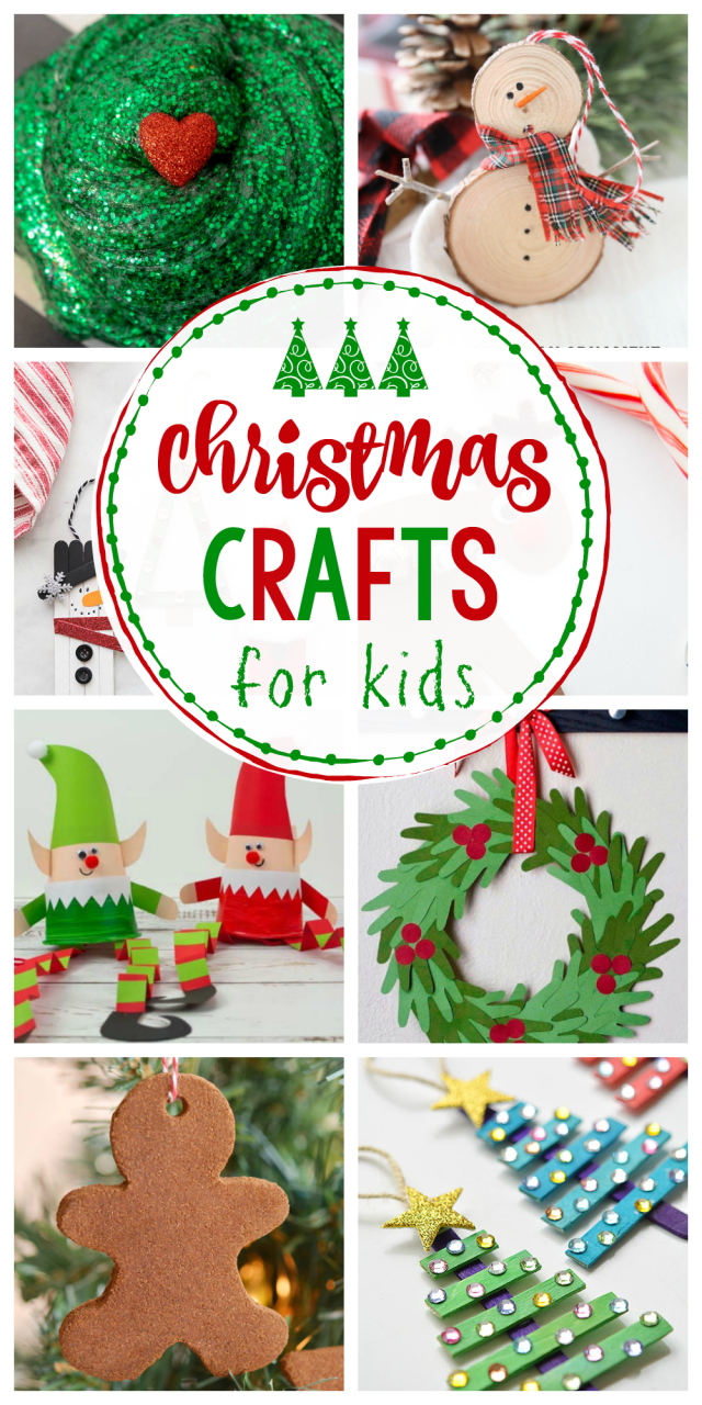 christmas decor to make 25 Easy Christmas Crafts for Kids Crazy Little Projects