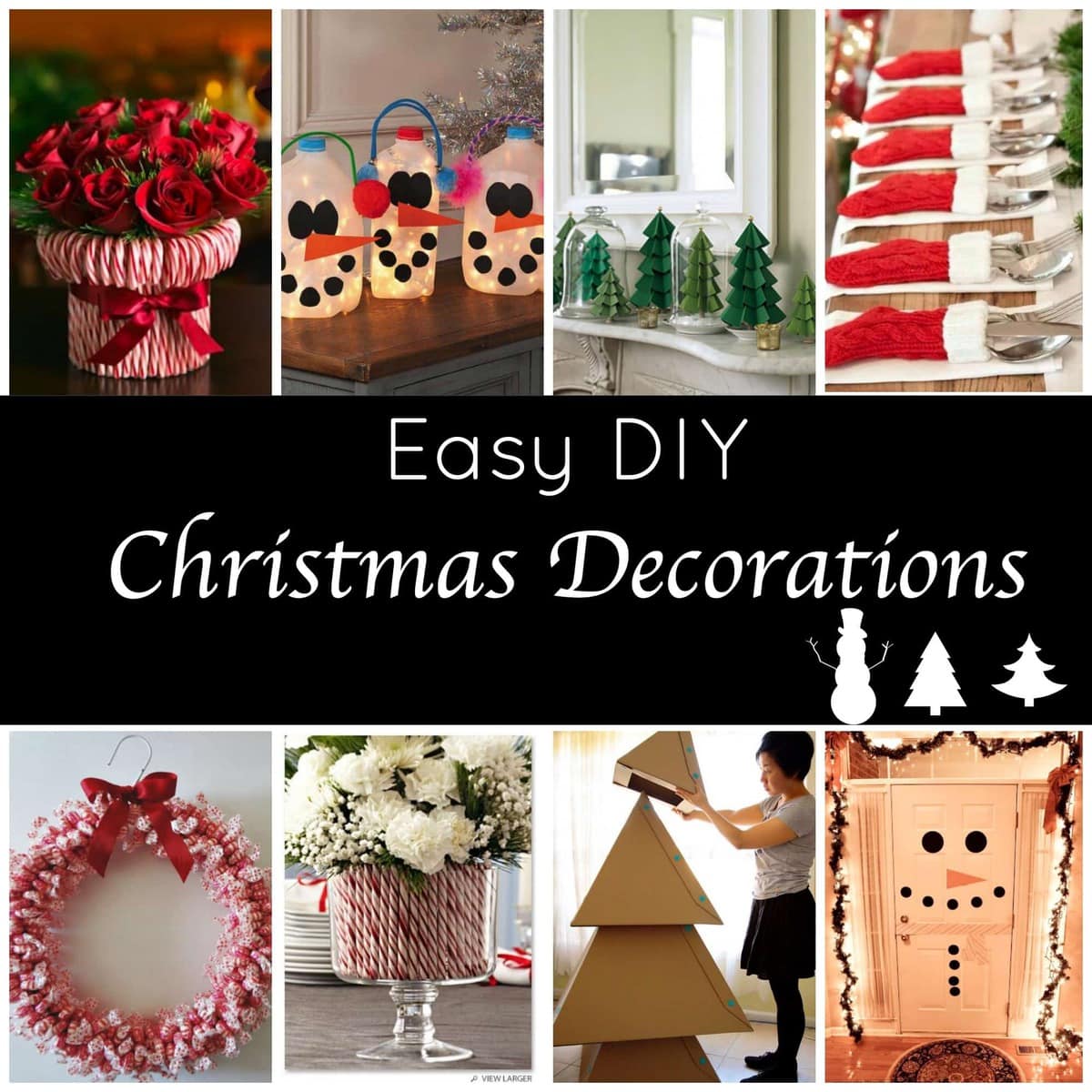 christmas decor to make Cute and Easy DIY Holiday Decorations for a Festive Home!