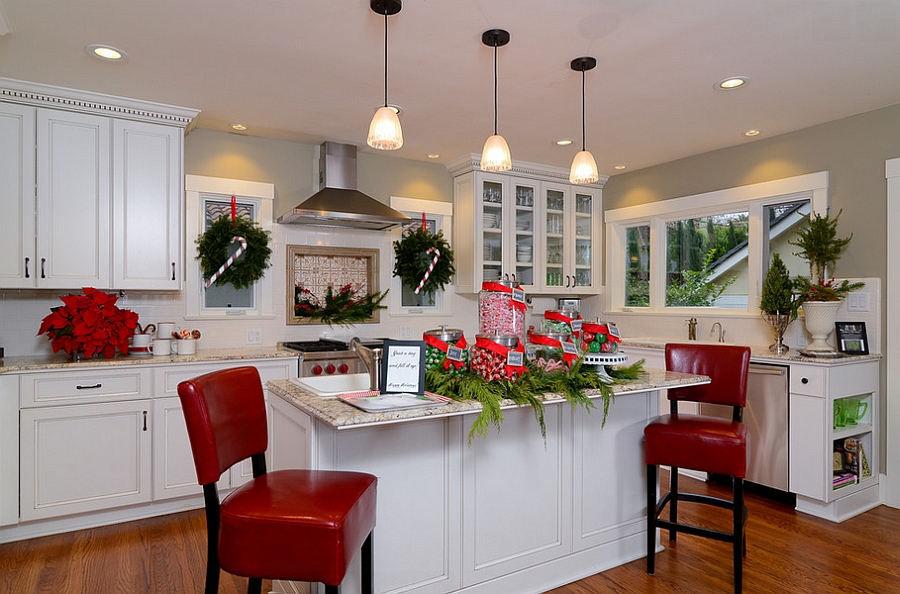 kitchen island christmas decor How To Decorate A Kitchen Island For Christmas I Hate Being Bored