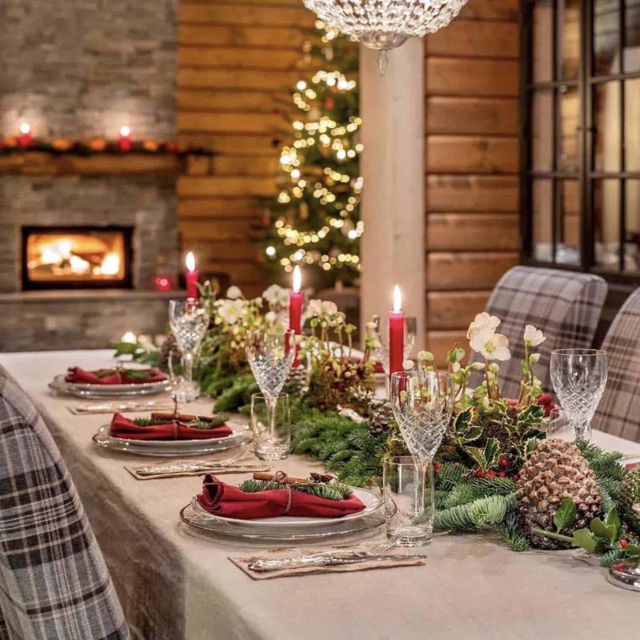 christmas table top decor Table Decorating table decorations christmas Ideas for a Memorable Holiday Meal