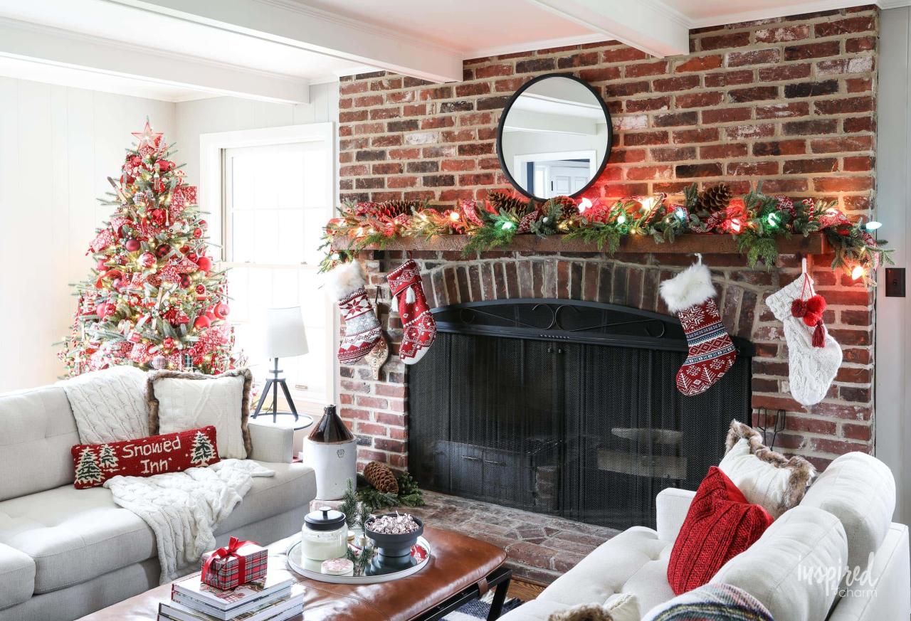 how to decorate for christmas Family Room Christmas Decoration Ideas Holiday Decor Tips