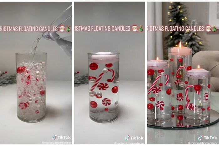 christmas decor with water beads How to Make a Christmas Floating Candle Family Handyman