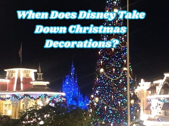 when does disney take down christmas decor When Does Disney Take Down Christmas Decorations?