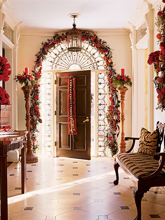 indoor entryway christmas decor 50 Fresh Festive Christmas Entryway Decorating Ideas family to family