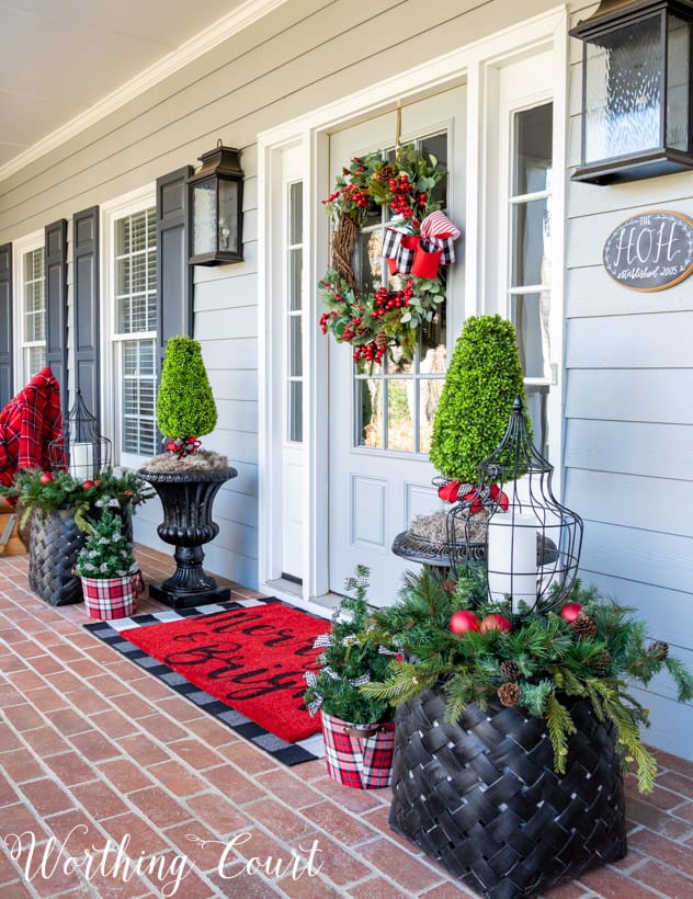 christmas decor for front porch Christmas Porch Ideas For A Festive Worthing Court