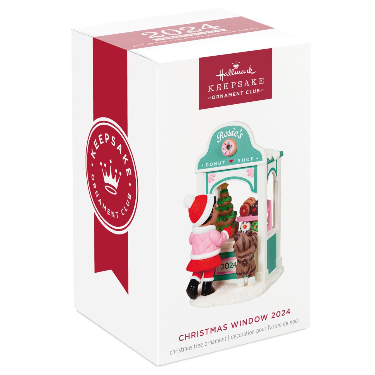 hallmark christmas ornaments 2024 catalog Christmas Window 2024 Exclusive Ornament Keepsake Ornament Club