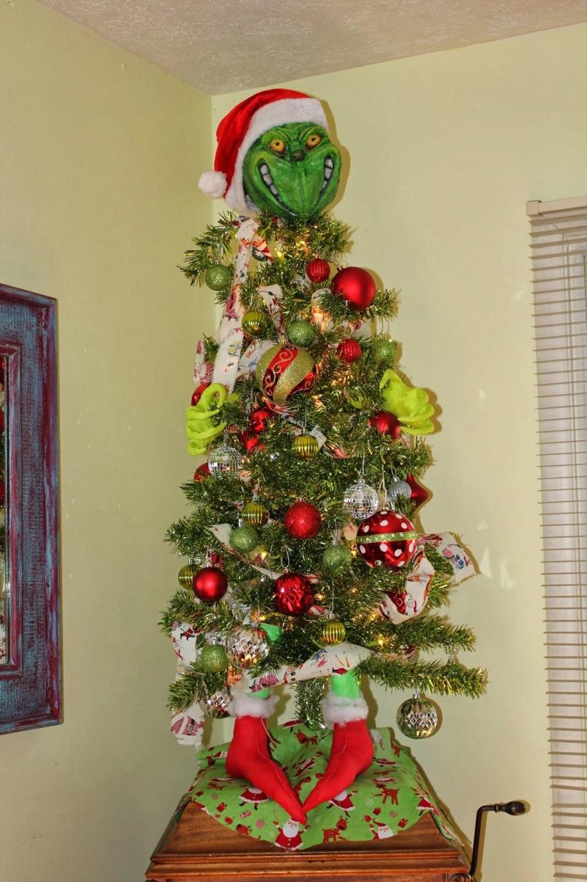 grinch christmas tree decor 40 Grinch Christmas Decorations Ideas Decoration Love