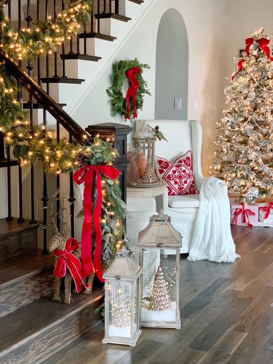 my texas home christmas decor Cozy and Traditional Christmas Home Tour My Texas House