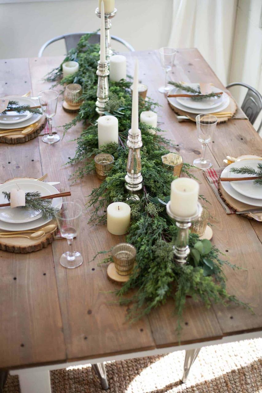 table top christmas decor 33 Inspiring Christmas Decor Ideas To Elevate Your Dining Table