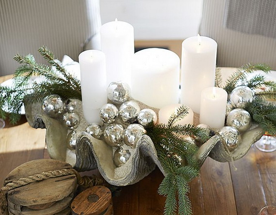 green and white christmas decor Magnificent Green And White Christmas Decorating Ideas family holiday